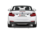Akrapovic BMW M240i (F22 F23) Evolution Line Cat Back (SS) w/ Carbon Tips (Req. Link Pipe) MTP-BM/SS/4H for BMW M240i F22/F23 2017-2021, detail view
