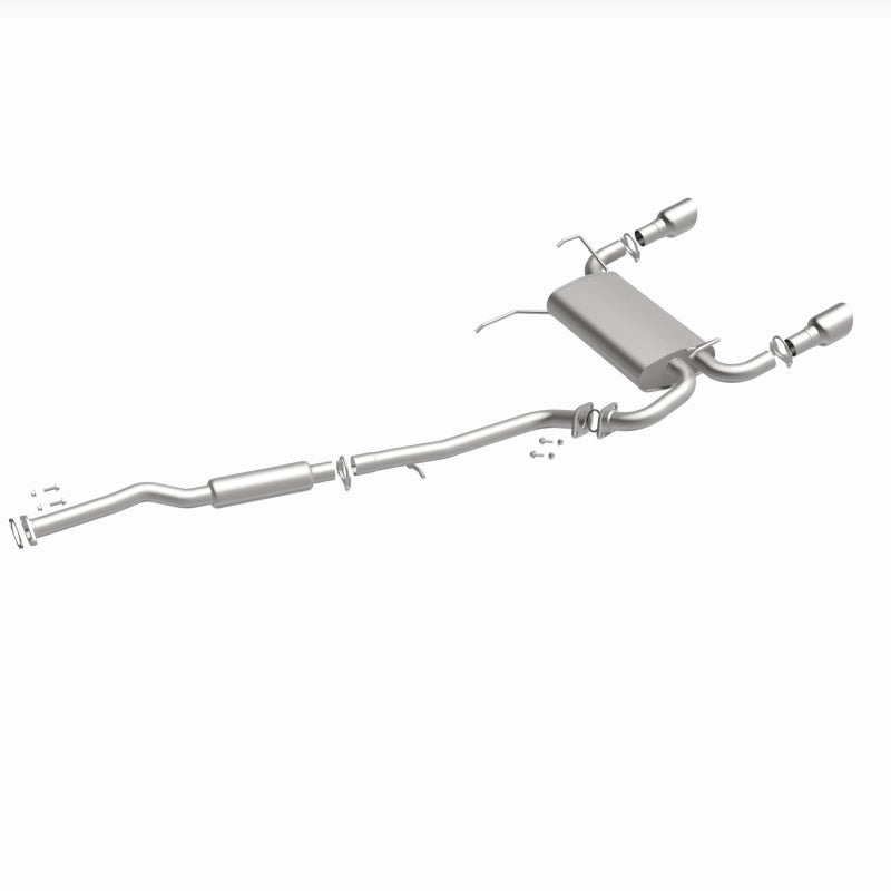 BRExhaust 106-0284 direct-fit exhaust kit, front three-quarter view of the turntable spin