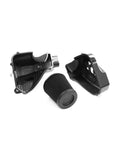 Two carbon-fiber inlet elbow components