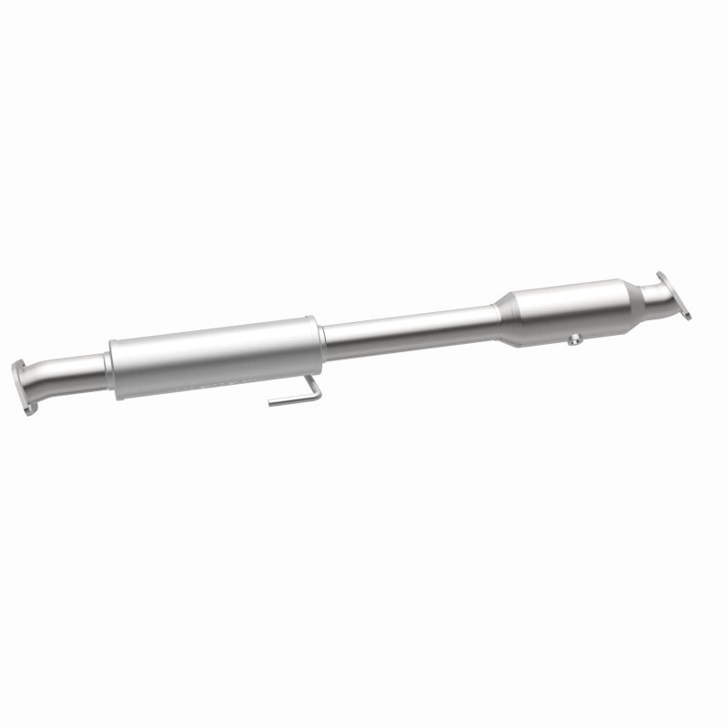 MagnaFlow 551133 carb direct-fit catalytic converter, opposite side view of the turntable spin