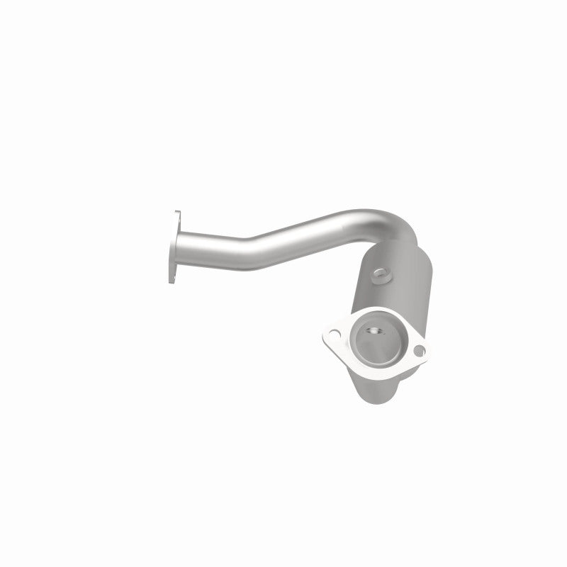 MagnaFlow 5451677 carb direct-fit catalytic converter, side view of the turntable spin