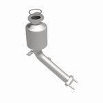 MagnaFlow 5411043 carb direct-fit catalytic converter, side view of the turntable spin