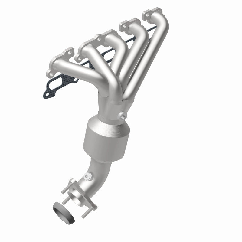 MagnaFlow 5582353 carb manifold converter, rear view of the turntable spin