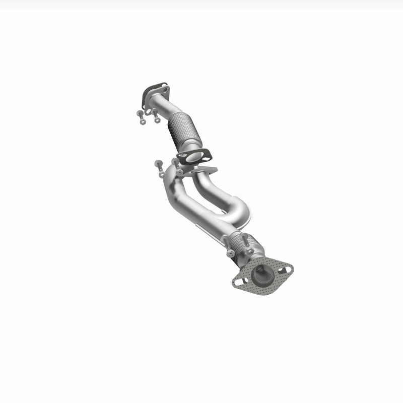 BRExhaust 107-0131 exhaust pipe, opposite side view of the turntable spin