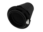 aFe Momentum Intake Air Filter w/Black Pro 5R 3-1/2IN F x 5IN B x 3-1/2IN T (Inverted) x 6IN