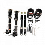 A front view of BC Racing ER Series Coilovers (with Spindle) (AE86) for Toyota Corolla 1984-1987 with white background