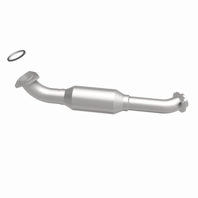 MagnaFlow 5461689 carb direct-fit catalytic converter, side view of the turntable spin