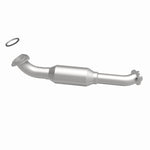 MagnaFlow 5461689 carb direct-fit catalytic converter, side view of the turntable spin