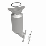 MagnaFlow 551889 carb direct-fit catalytic converter, side view of the turntable spin