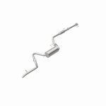 BRExhaust 106-0798 direct-fit exhaust kit, rear view of the turntable spin