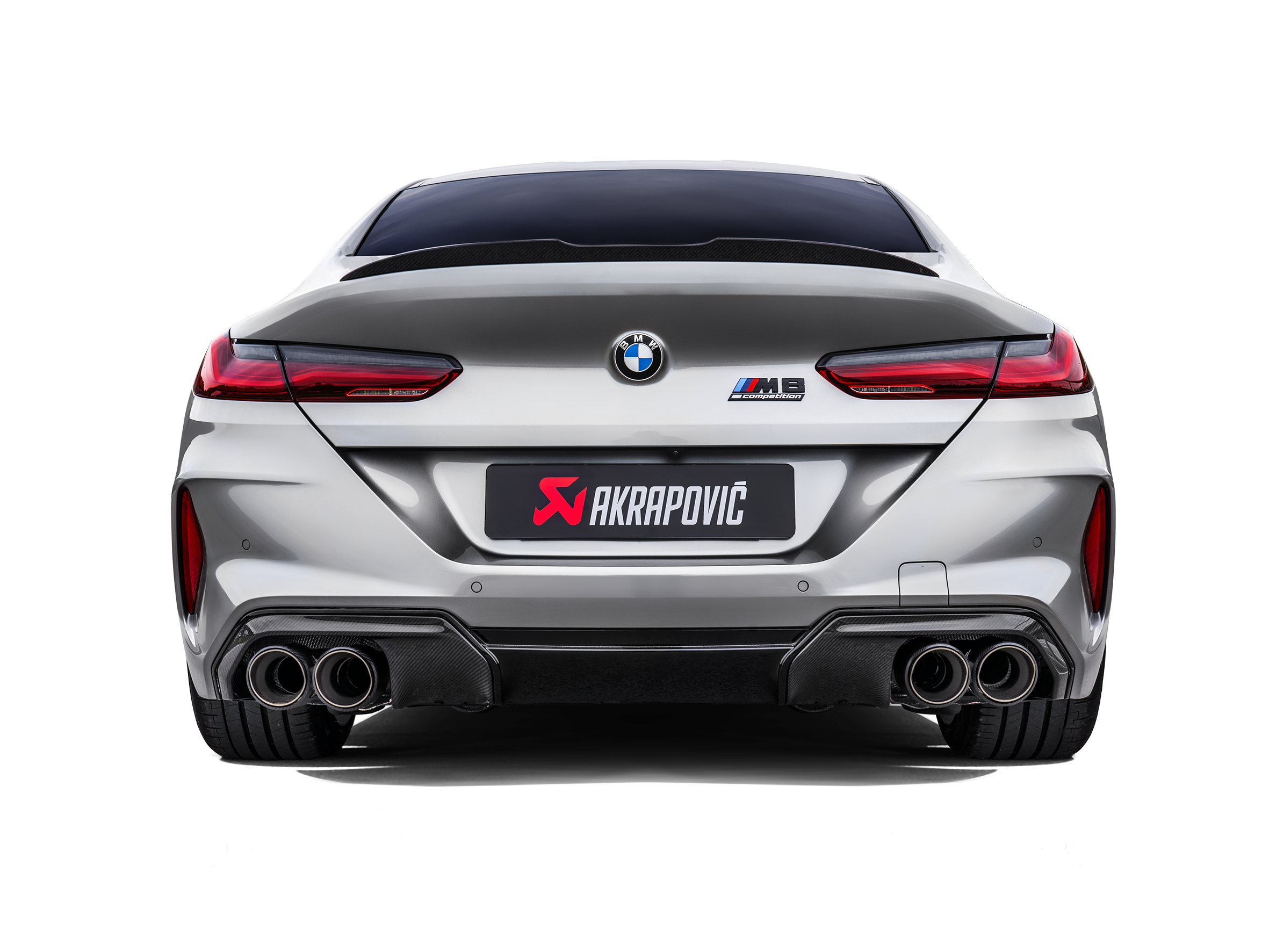 Akrapovic Slip-On Line (Titanium) S-BM/T/24H for BMW M8 Gran Coupe (F93) 2020-2025, side view