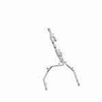MagnaFlow 19703 overland series cat-back exhaust, opposite side view of the turntable spin