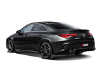 Akrapovic Mercedes-Benz CLA35 AMG (C118) Slip-On Line (Titanium) w/ Titanium Tips S-ME/TI/10H for Mercedes-Benz CLA35 AMG C118 2020-2027, rear view