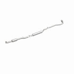MagnaFlow 5451175 carb direct-fit catalytic converter, front three-quarter view of the turntable spin