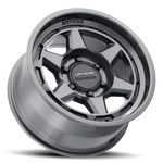 Method MR708 Bead Grip 17x8.5 / 0mm Offset / 5x5 BP / 71.5mm CB - Gloss Titanium