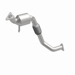 MagnaFlow 5481947 carb direct-fit catalytic converter, front three-quarter view of the turntable spin