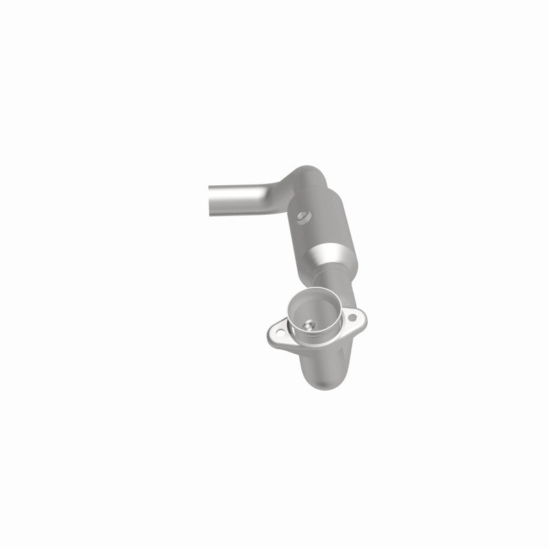 MagnaFlow 5451694 carb direct-fit catalytic converter, side view of the turntable spin