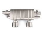 Akrapovic Slip-On Line Titanium Porsche 911 Carrera 991.2 S-PO/TI/5H for Porsche 911 Carrera/S/4/4S/GTS 991.2 2017-2019, side view