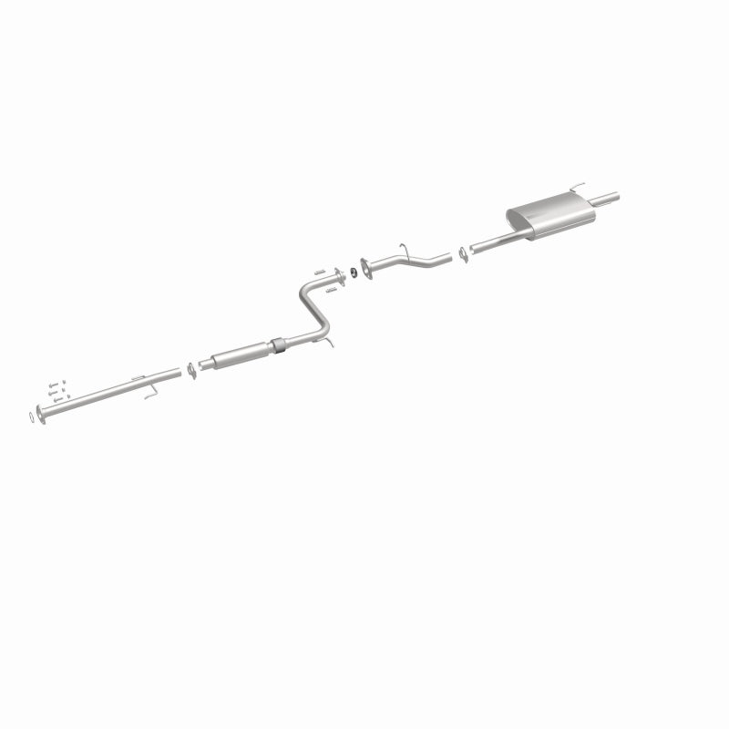 BRExhaust 106-0339 direct-fit exhaust kit, front three-quarter view of the turntable spin