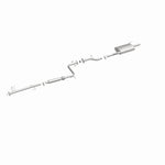BRExhaust 106-0339 direct-fit exhaust kit, front three-quarter view of the turntable spin