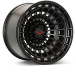 Vossen LCX-04 24x12 - 8x180 - ET44 - Ultra Deep - 124.3 - Satin Black Wheel