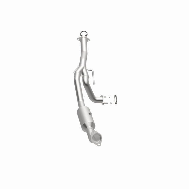 MagnaFlow 5551676 carb direct-fit catalytic converter, opposite side view of the turntable spin