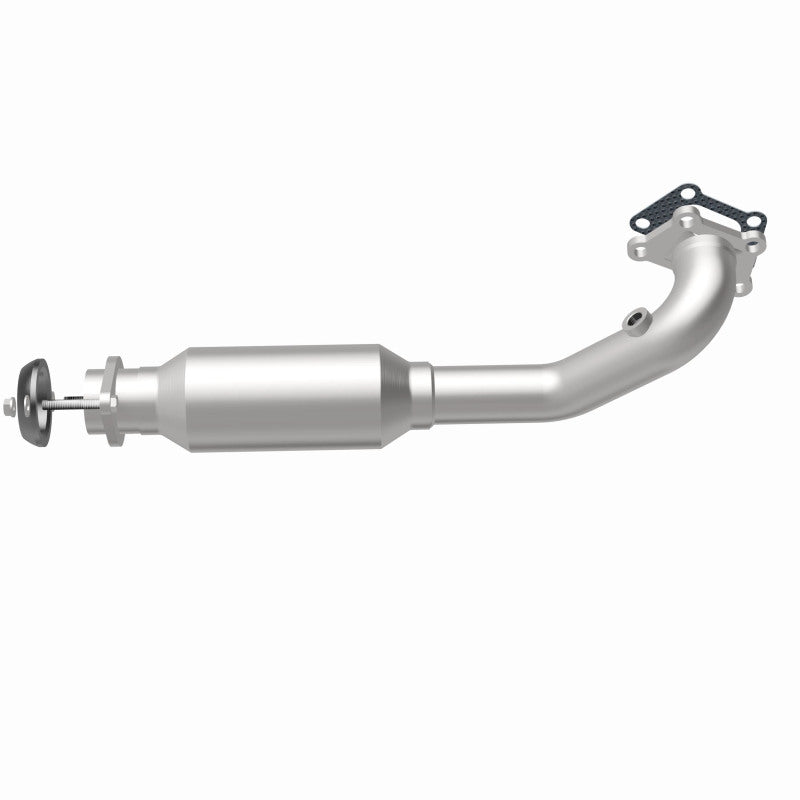 MagnaFlow 551547 carb direct-fit catalytic converter, rear view of the turntable spin
