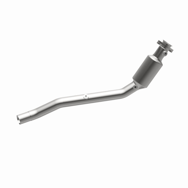 MagnaFlow 5551718 carb direct-fit catalytic converter, opposite side view of the turntable spin