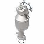 MagnaFlow 5551741 carb manifold converter, rear view of the turntable spin