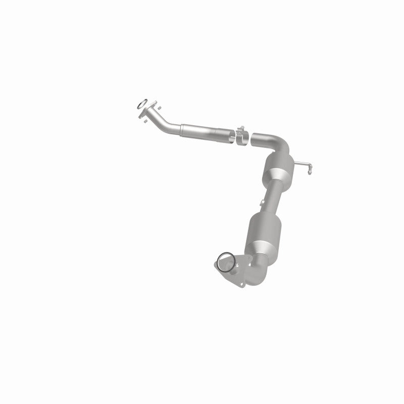 MagnaFlow 5481625 carb direct-fit catalytic converter, side view of the turntable spin