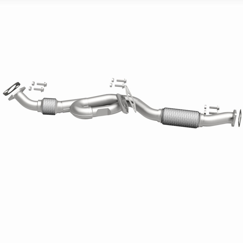 BRExhaust 107-0131 exhaust pipe, side view of the turntable spin