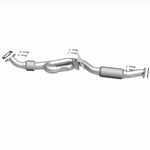 BRExhaust 107-0131 exhaust pipe, side view of the turntable spin
