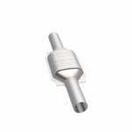 MagnaFlow 3322223 carb direct-fit catalytic converter, opposite side view of the turntable spin