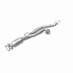 MagnaFlow 5421710 carb direct-fit catalytic converter, rear view of the turntable spin