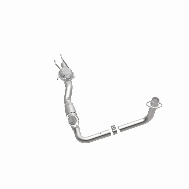 MagnaFlow 93423 epa direct-fit catalytic converter, opposite side view of the turntable spin