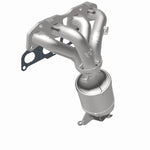 MagnaFlow 5582295 carb manifold converter, rear view of the turntable spin