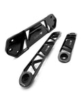 Three-piece MINI underbody brace kit laid out
