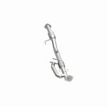 MagnaFlow 280069 oem grade direct-fit catalytic converter, opposite side view of the turntable spin