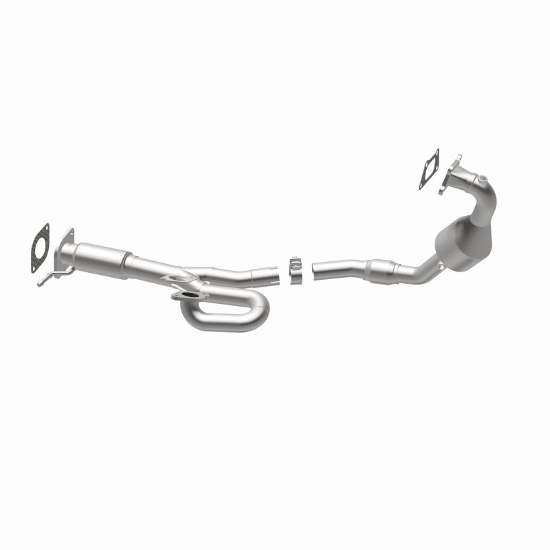 MagnaFlow 5582219 carb manifold converter, opposite rear three-quarter view of the turntable spin