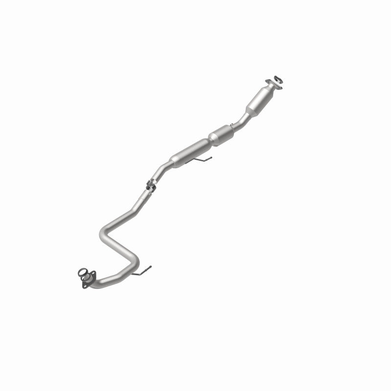 MagnaFlow 551159 carb direct-fit catalytic converter, rear view of the turntable spin