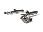 Akrapovic Evolution Line (Titanium) - for OPF/GPF S-ME/T/2 for Mercedes-Benz G63 AMG 4x4 Squared (W463A) 2022-2024, angled view