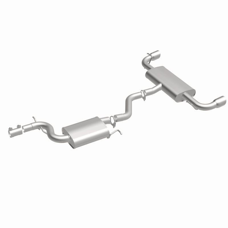 BRExhaust 106-0928 direct-fit exhaust kit, front three-quarter view of the turntable spin