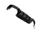 Akrapovic BMW X4M Rear Carbon Fiber Diffuser - High Gloss DI-BM/CA/6 for BMW X4 M F98 2020-2025, side view