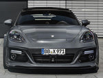 A close up view of TECHART Engine Hood w/Integrated Air Ducts Porsche 971.1 Panamera