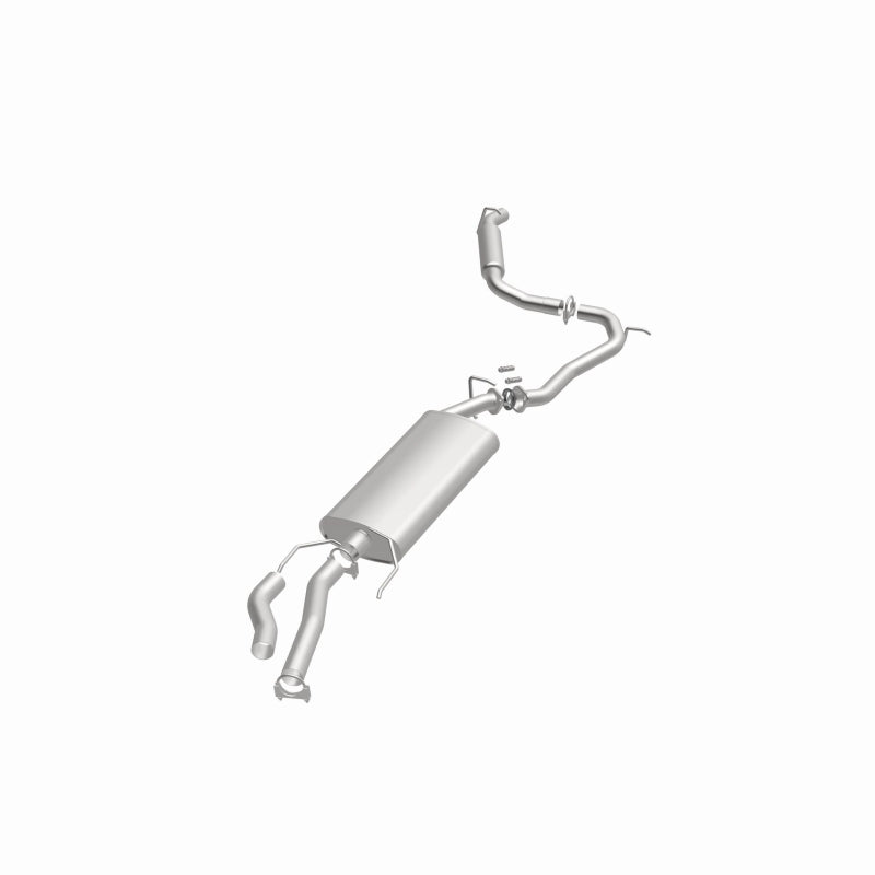 BRExhaust 106-0717 direct-fit exhaust kit, opposite front three-quarter view of the turntable spin