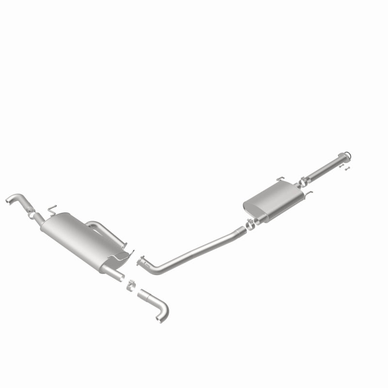 BRExhaust 106-0958 direct-fit exhaust kit, rear view of the turntable spin