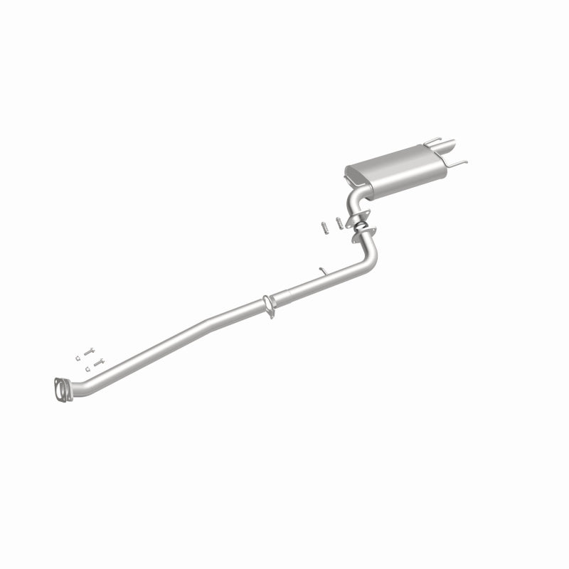 BRExhaust 106-0746 direct-fit exhaust kit, front three-quarter view of the turntable spin
