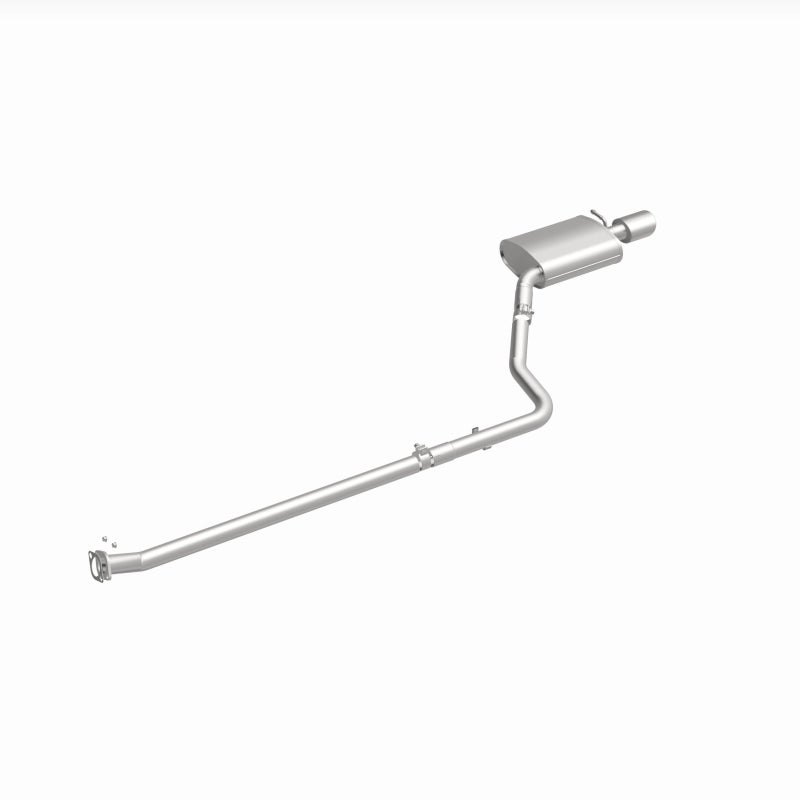 BRExhaust 106-0940 direct-fit exhaust kit, front three-quarter view of the turntable spin