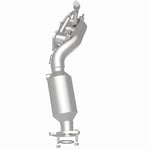 MagnaFlow 52431 oem grade manifold converter, rear three-quarter view of the turntable spin