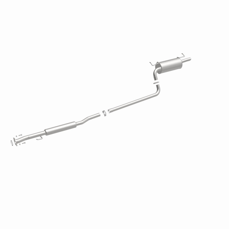 BRExhaust 106-0046 direct-fit exhaust kit, front three-quarter view of the turntable spin